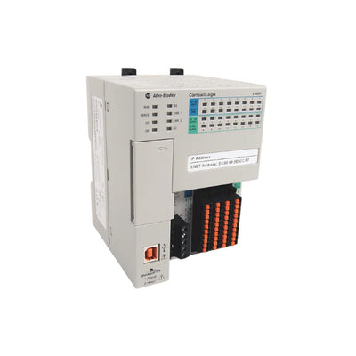 Controlador Allen Bradley 1769-L19ER-BB1B compacto com 1MB de memória e portas Ethernet/IP duplas para automação