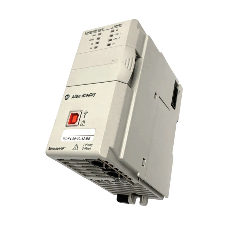 Controlador Allen-Bradley 1769-L30ERM, memória 1MB, Ethernet dupla, controle de movimento 4 eixos
