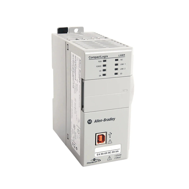 CLP Allen-Bradley 1769-L30ER CompactLogix com comunicação EtherNet/IP para automação industrial