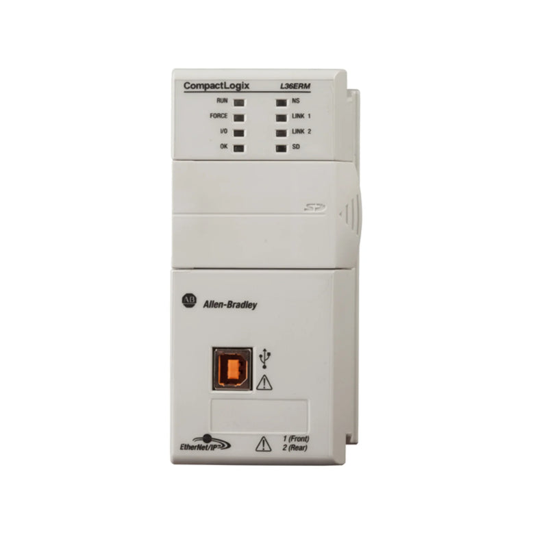 Controlador Allen-Bradley 1769-L33ERMK, 2MB, movimento CIP 8 eixos, Ethernet dupla, revestido