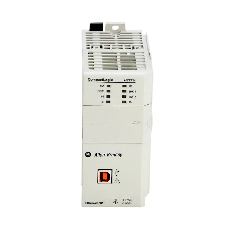 Módulo processador Allen-Bradley 1769-L37ERM CompactLogix 5370 L3 Ethernet versátil e poderoso