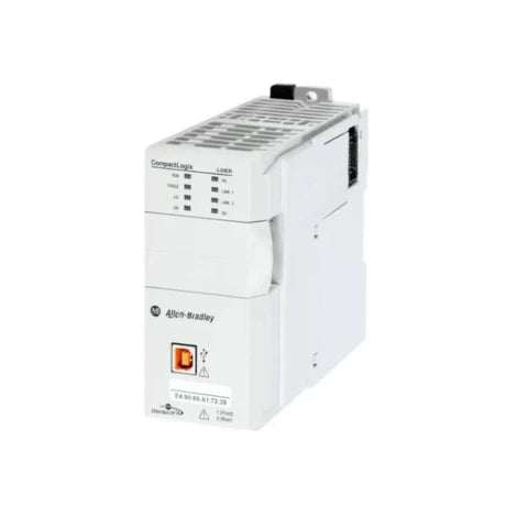 Allen-Bradley 1769-L38ERM CompactLogix 5370 com Ethernet e DLR, memória de 5MB, controle de movimento. Envio ágil.