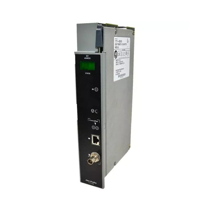 1771-ACN, interface ControlNet Allen-Bradley para integrar E/S remotas em sistemas industriais.