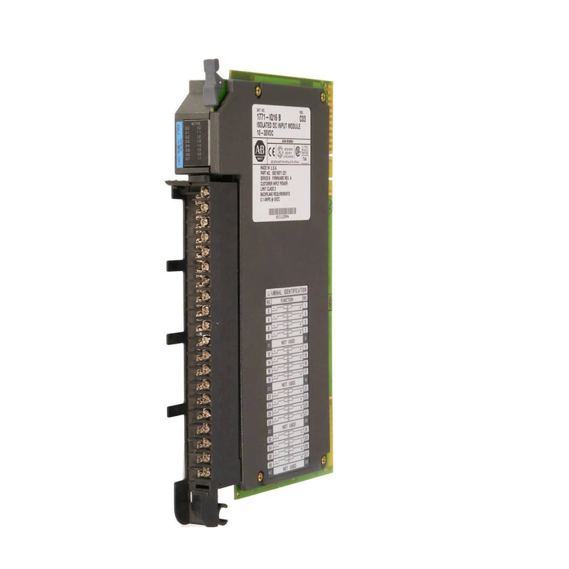 Módulo de entrada digital Allen-Bradley 1771-IQ16, 16 pontos, 120V AC para sistemas PLC-5 em automação industrial