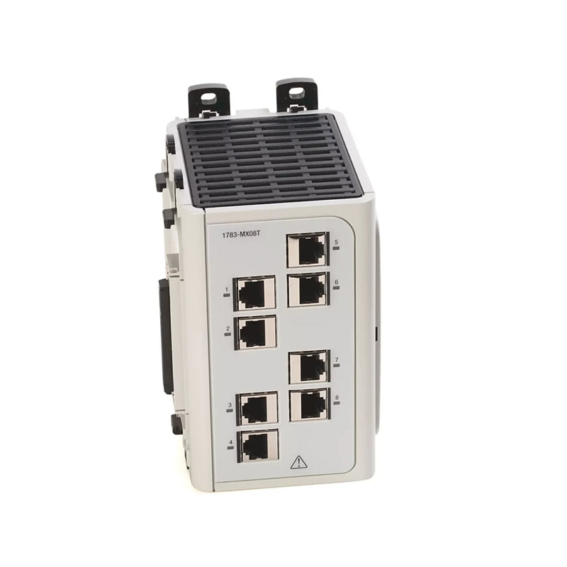 Seletor Allen-Bradley 800T-H2B de 30,5mm com operação em 2 posições mantida e botão branco padrão.