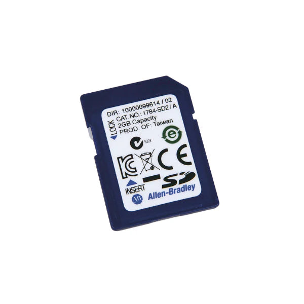 Cartão SD 2 GB Allen-Bradley 1784-SD2 para Controladores ControlLogix 5570 e CompactLogix 5370.