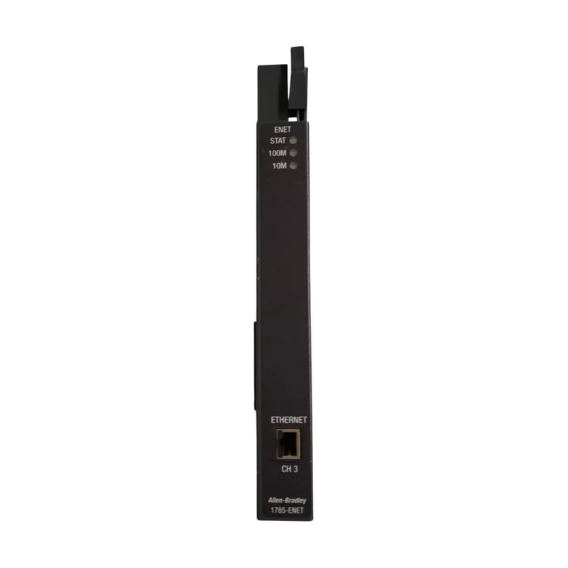 Módulo de Expansão EtherNet/IP Allen-Bradley 1785ENET para PLC-5 com comunicação TCP/IP integrada.