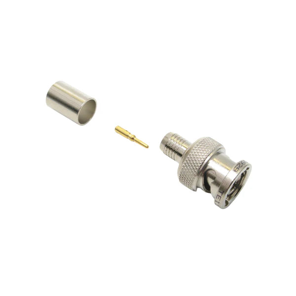 Conector coaxial Allen-Bradley 1786-BNC, solução confiável para redes ControlNet, durável e fácil de instalar.