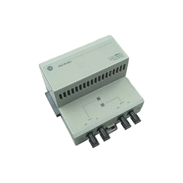 Módulo repetidor de fibra Allen-Bradley 1786-RPFM para extensão de sinal de rede de média distância