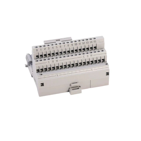 Base de Terminal 1794-TB3TS Allen Bradley com configuração de 3 fios para automação industrial 24V DC.