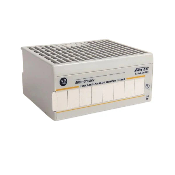Módulo de Saída Analógica HART Allen-Bradley 1794-OF8IH com 8 saídas e resolução de 16 bits.