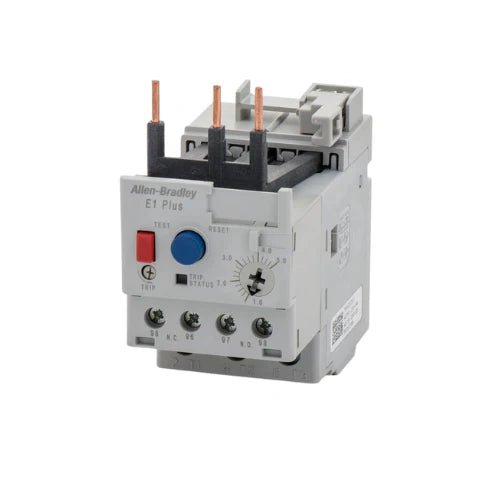 Relé de sobrecarga E1 Plus 193-ED1CB, ajuste 1,0-5,0A, Classe 10, reset manual. Compatível com motores trifásicos.