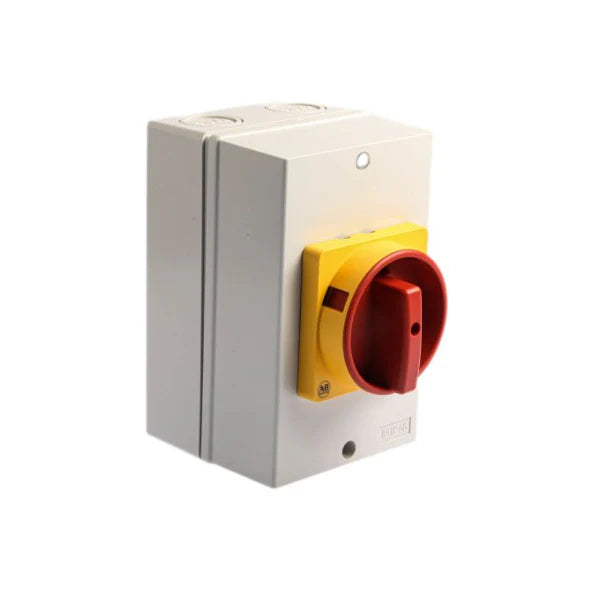 Seccionador IEC Allen-Bradley 194E-Y25M-1753-6N, 25A, 3 polos, IP65, termoplástico ato.