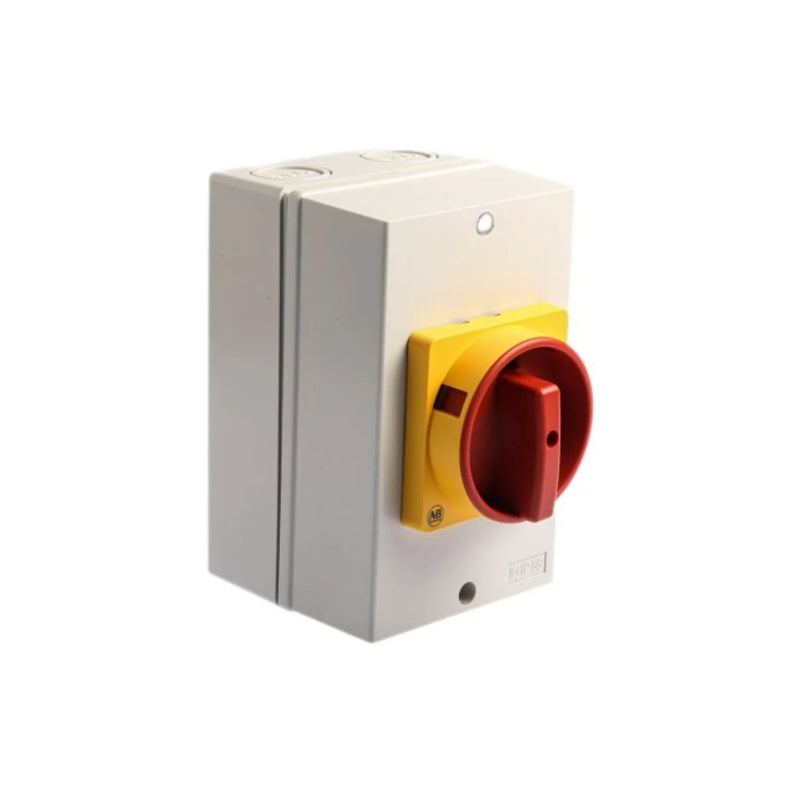 Módulo de interface serial ASCII Allen-Bradley 1734-485ASC com suporte para comunicação industrial em trilho DIN.