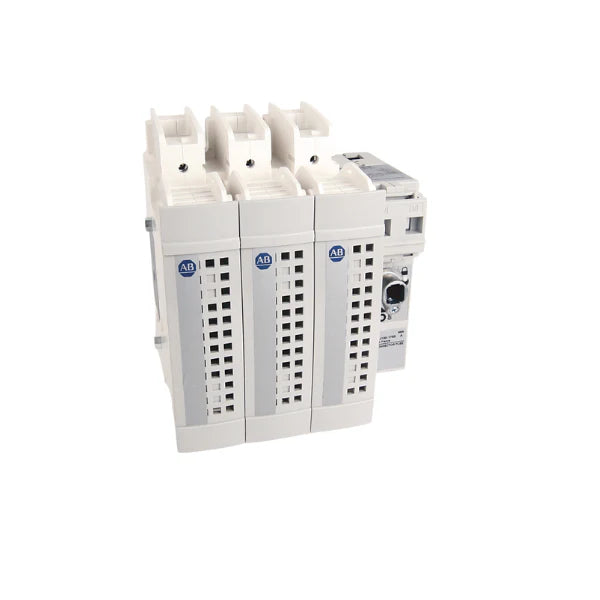 Interruptor de desconexão fusível IEC, 3 polos, estilo aberto, Allen-Bradley 194R-J100-1753, 100A, fusíveis Classe J/CC.