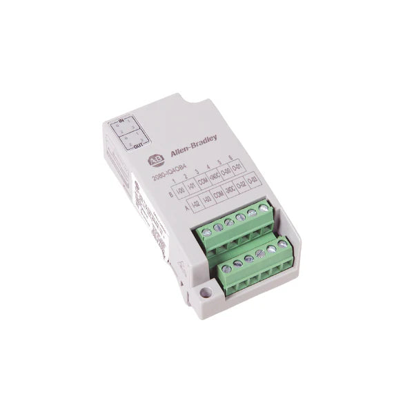 Módulo Allen-Bradley 2080-IQ4OB4 para Micro800, combina entradas e saídas digitais, qualidade e envio rápido.