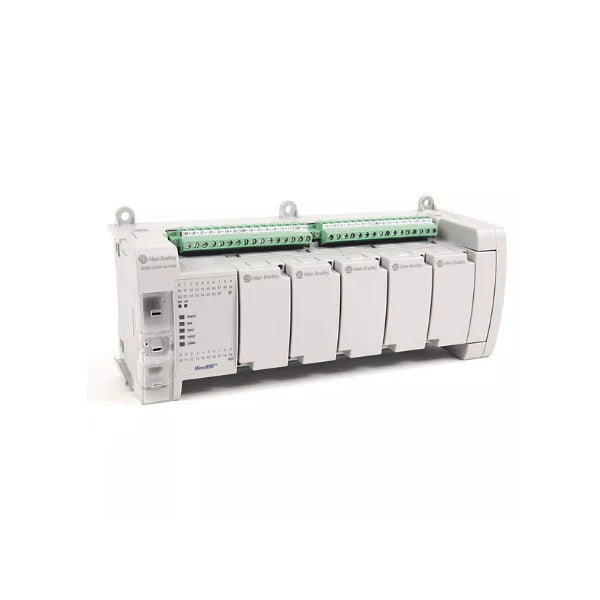 Controlador Allen-Bradley 2080-L50E-48AWB Micro850, com 48 I/O, ideal para automação de médio porte.