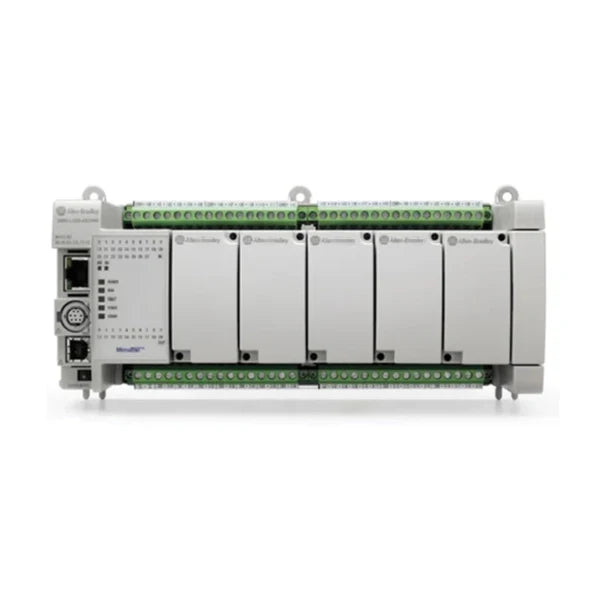 PLC Allen-Bradley 2080-L50E-48QBB Micro820, 48 I/O, Ethernet, controle de automação industrial eficaz e compacto.