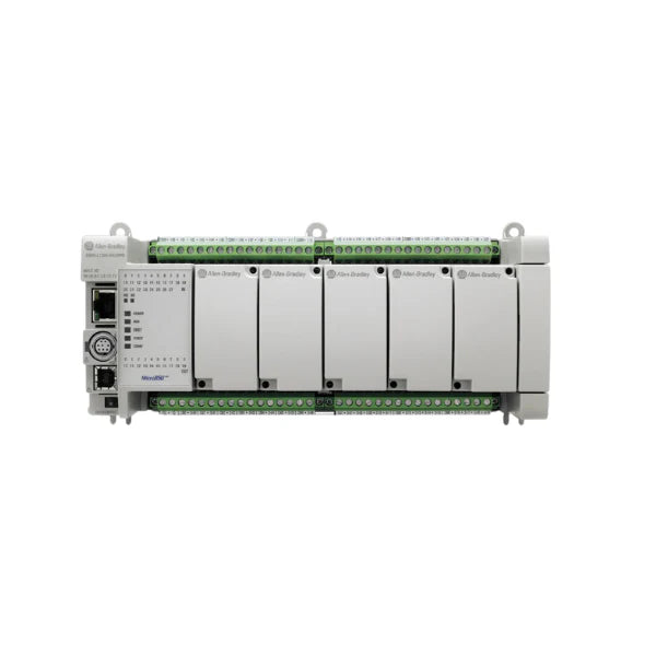 Controlador Allen-Bradley 2080-LC50-48AWB Micro850, 48 E/S, 24V DC, para automação industrial flexível.