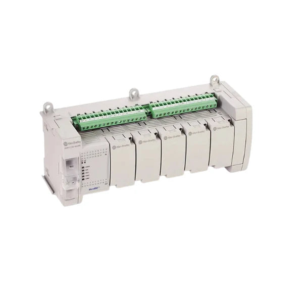 Controlador Allen-Bradley Micro850 com 48 pontos de E/S e comunicação EtherNet/IP para automação eficiente.