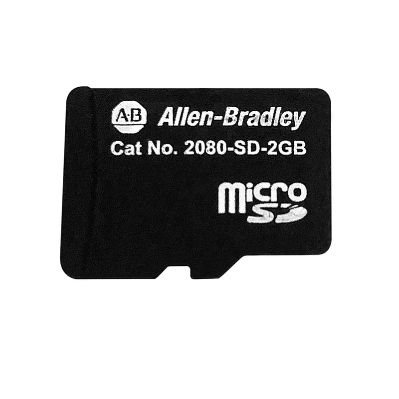 Cartão MicroSD Allen-Bradley 2080-SD-2GB com 2GB de memória para controladores Micro800