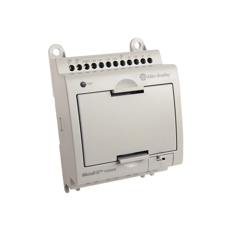 Controlador Allen-Bradley 2080-LC10-12DWD, 12V DC, 8 entradas digitais, 4 analógicas, 4 saídas de relé