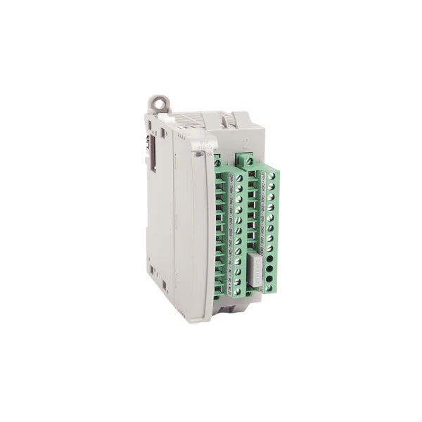 Módulo Allen-Bradley 2085-IRT4 para controle preciso de temperatura industrial com 4 canais de entrada RTD isolados.
