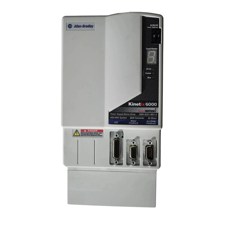 Modulo de Eixo Integrado 2094-BC01-M01-S, ideal para sistemas Kinetix 6000, controle preciso e dinâmico.