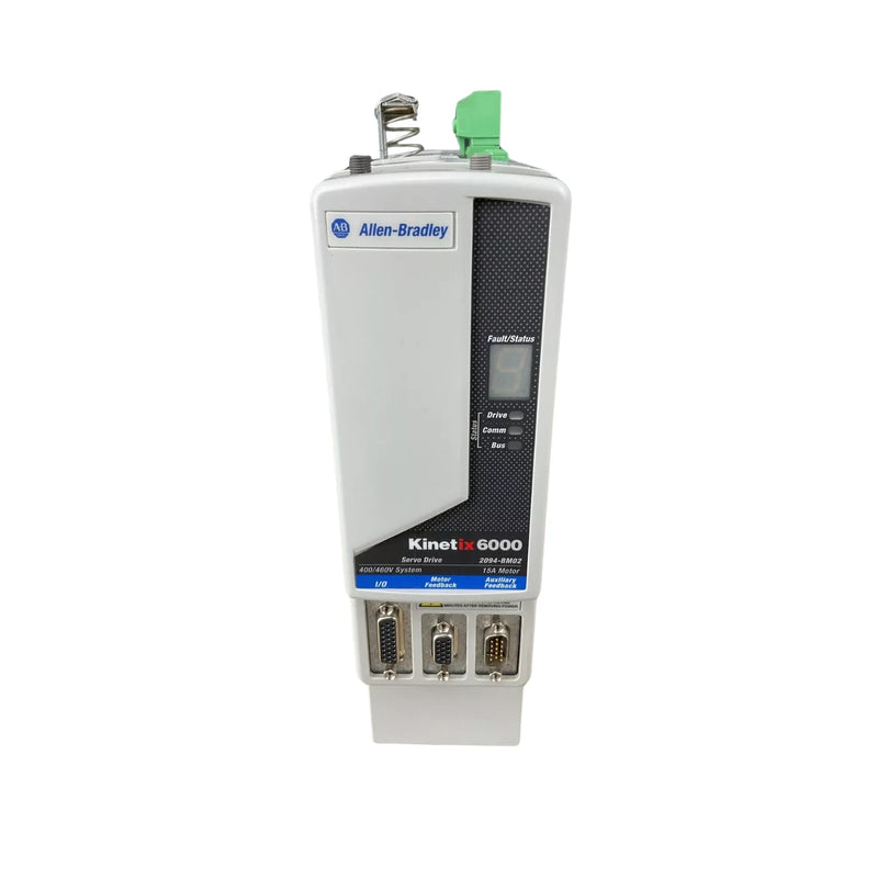 Módulo de eixo Allen-Bradley 2094-BM02 para controle de movimento eficiente em sistemas industriais.
