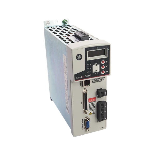 Servoacionamento Allen-Bradley 2097, 5kW, integrado com EtherNet/IP, ideal para sistemas automáticos.