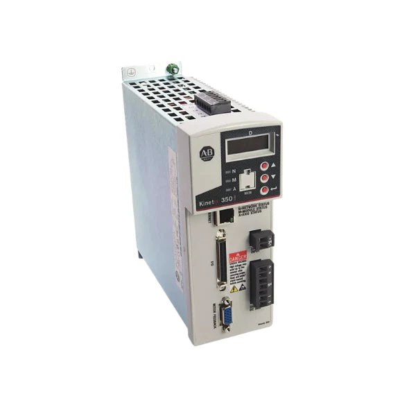 Imagem do servo drive Kinetix 350 modelo 2097-V34PR3-LM com potência de 1kW, 2A e 480V AC.