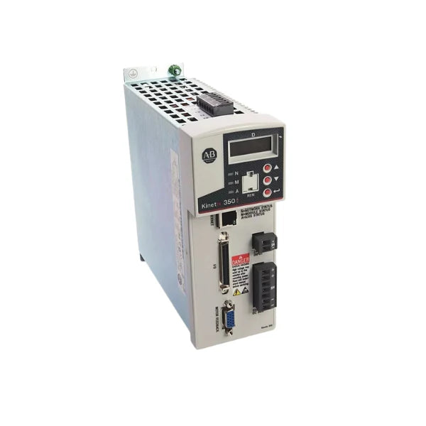 Servo drive Allen-Bradley 2097-V34PR6 Kinetix 300, 3kW, 6A, 480V, com suporte EtherNet/IP.