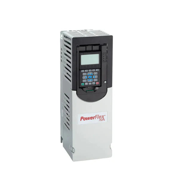 Drive AC PowerFlex 753 Allen-Bradley, 22A, trifásico, resfriamento eficiente e controle motor confiável para indústria.