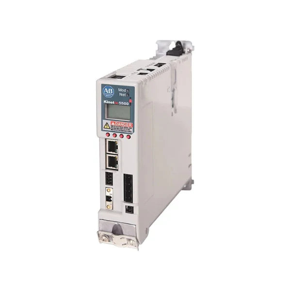 Servo Drive Allen-Bradley 2198-H003-ERS para controle avançado em automação industrial moderna e compacta.