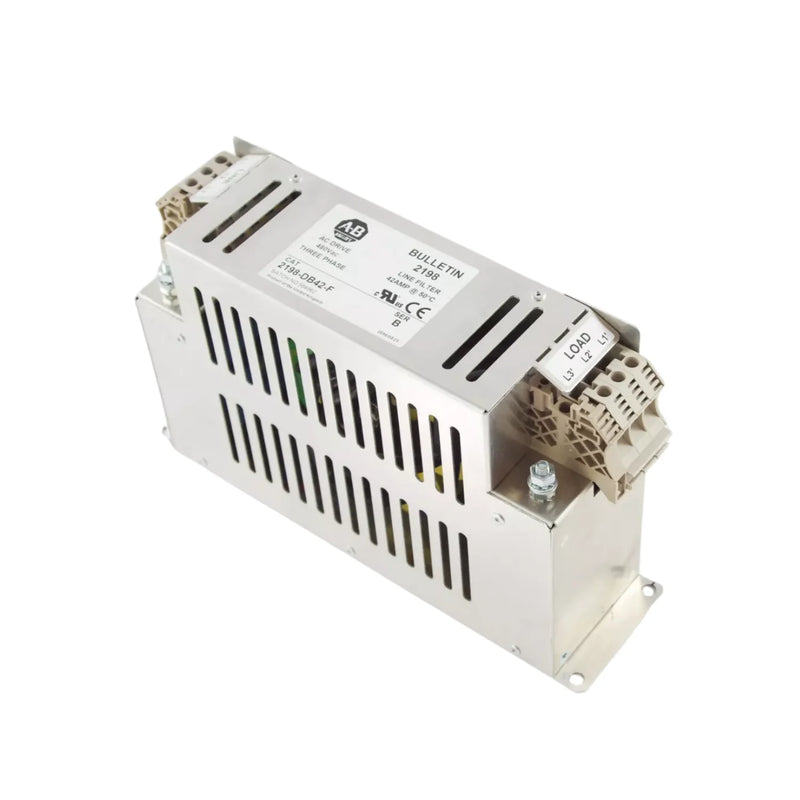 Filtro de Linha AC EMC Allen-Bradley 2198-DB42-F para Kinetix 5500 com 42A e operação trifásica.