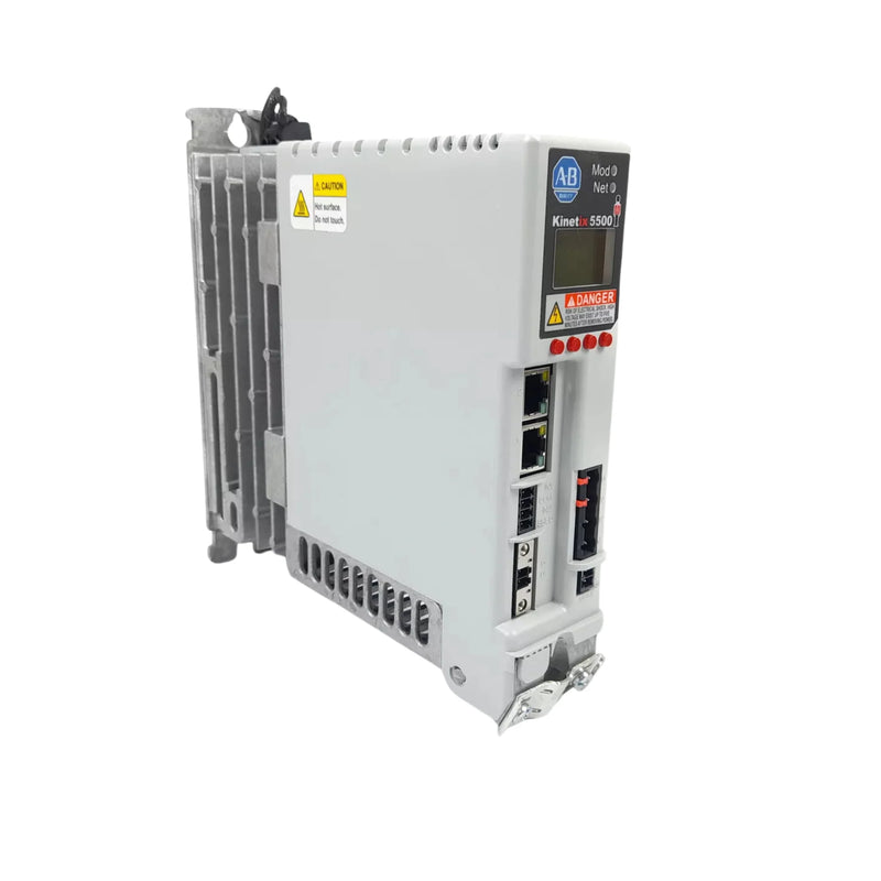 Allen-Bradley 2198-H008-ERS Servo Drive da série Kinetix 5500, suporte para 230V e 480V, flexibilidade em energia.
