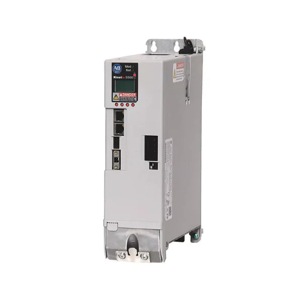 Servo Drive Allen-Bradley 2198-H070-ERS2 com suporte a Ethernet/IP e segurança integrada para controle de movimento.