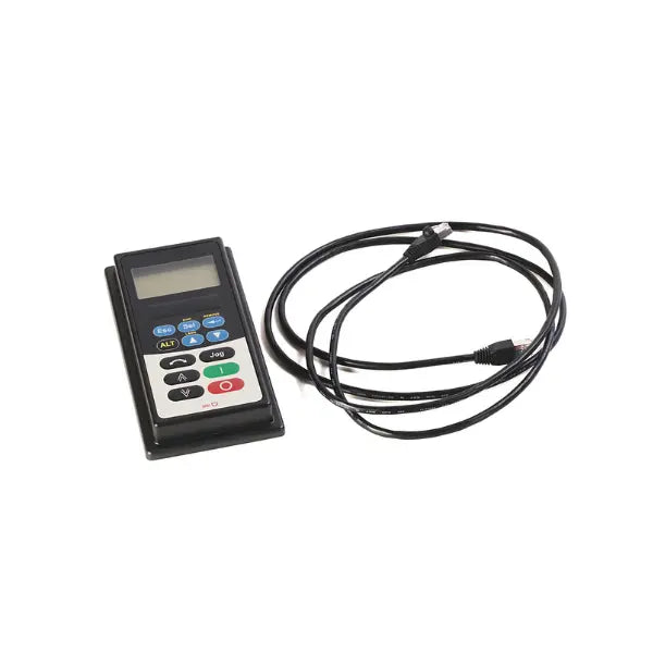 Interface homem-máquina Allen-Bradley 22-HIM-C2S para monitorar inversores PowerFlex na automação industrial.