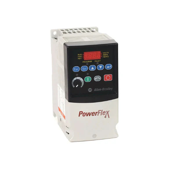 Inversor CA Allen-Bradley PowerFlex 4, 4A, 480V, para controle de velocidade de motor em automação industrial