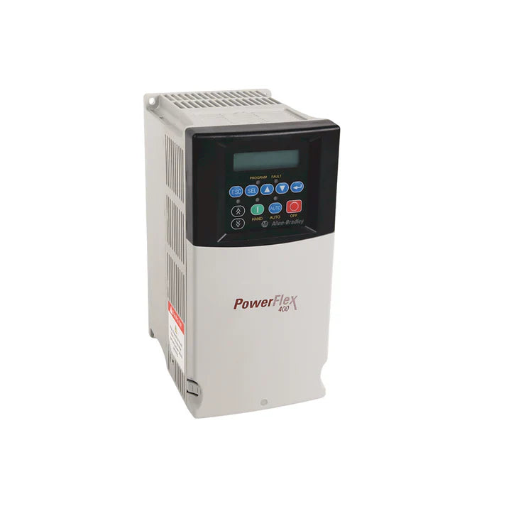 Inversor 22C-D017N103, PowerFlex 400 Allen-Bradley 7.5 kW para controle de velocidade em automação HVAC industrial.