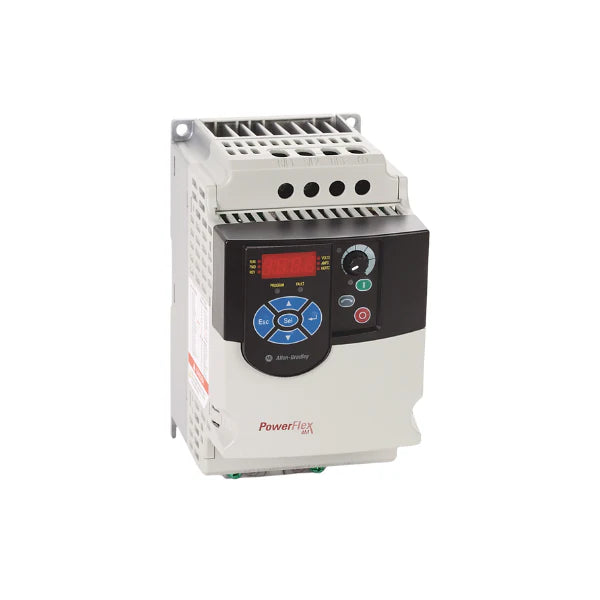 Inversor AC PowerFlex 4M Allen-Bradley, 480V, trifásico, 3HP, para controle preciso de motores industriais.