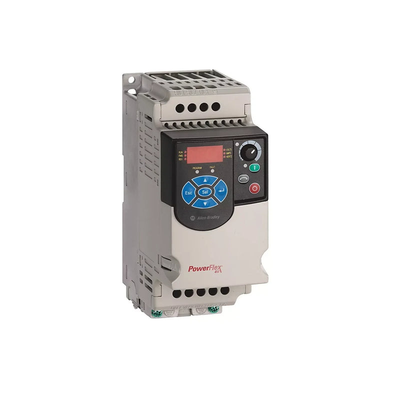 Alarme Allen-Bradley 855P-B30ME22 para montagem em painel, preto, 12-24V AC/DC, som eficaz em alarmes industriais.