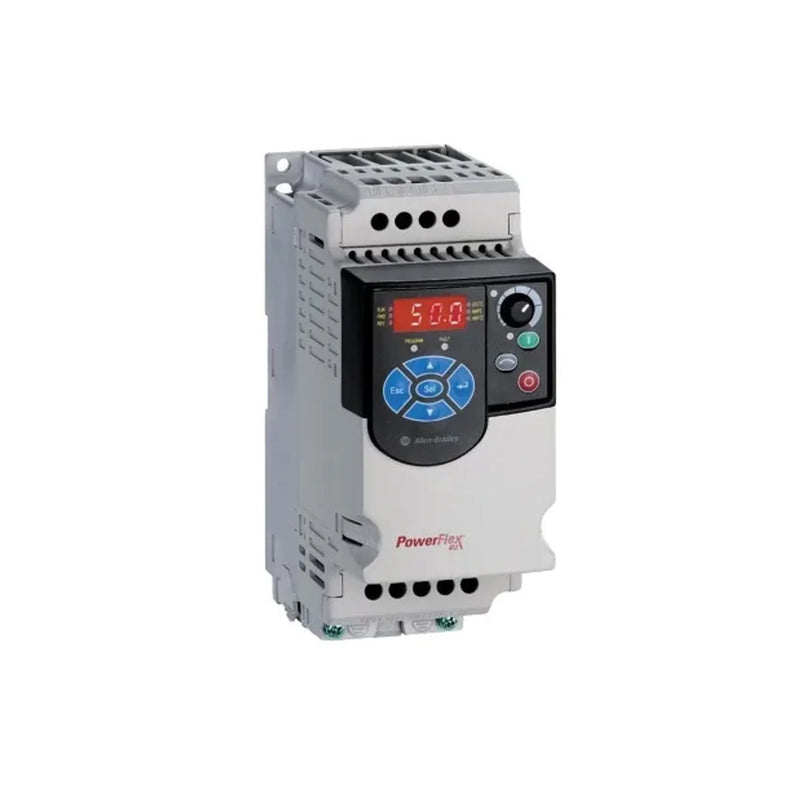 Inversor Allen-Bradley PowerFlex 4M 22F-A8P0N103, 240V, 8A, controle eficiente de motor para automação industrial.