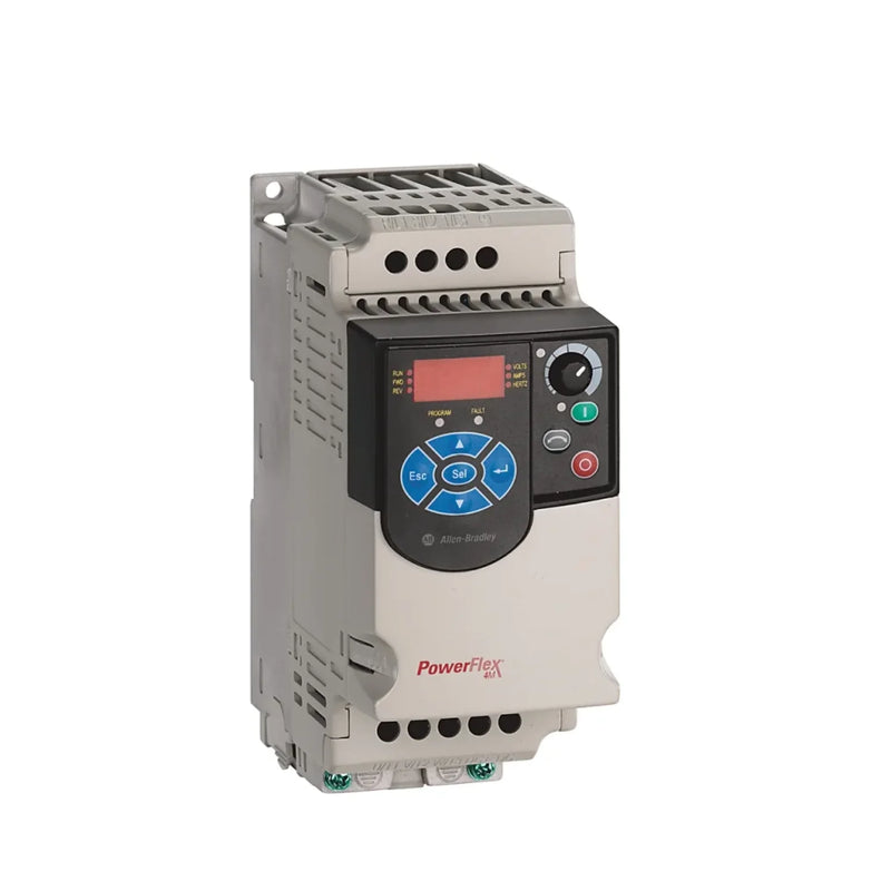 Inversor de frequência PowerFlex 4M Allen Bradley, 0.4 kW, 480V, trifásico, teclado com display, filtro CE, RS485