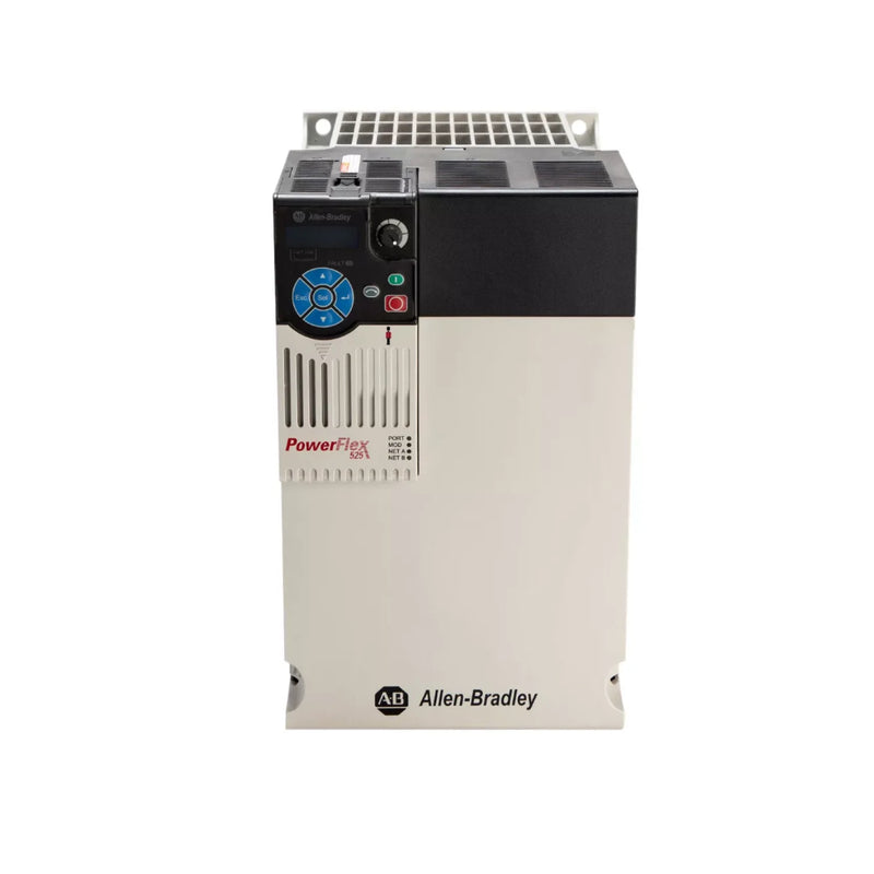 Drive AC Allen-Bradley 25B-B048N104 PowerFlex 525, 15 HP, 240V AC trifásico, com controle preciso e segurança STO.