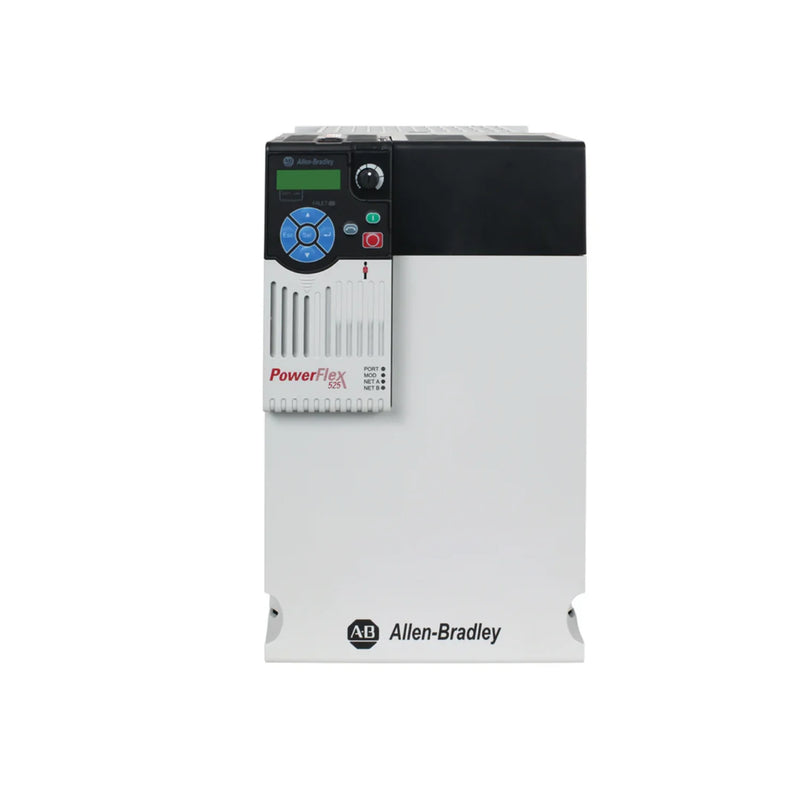 Inversor Allen-Bradley 25B-D017N114, 7,5 HP, 480V, com EtherNet/IP, para controle eficiente de velocidade de motor.