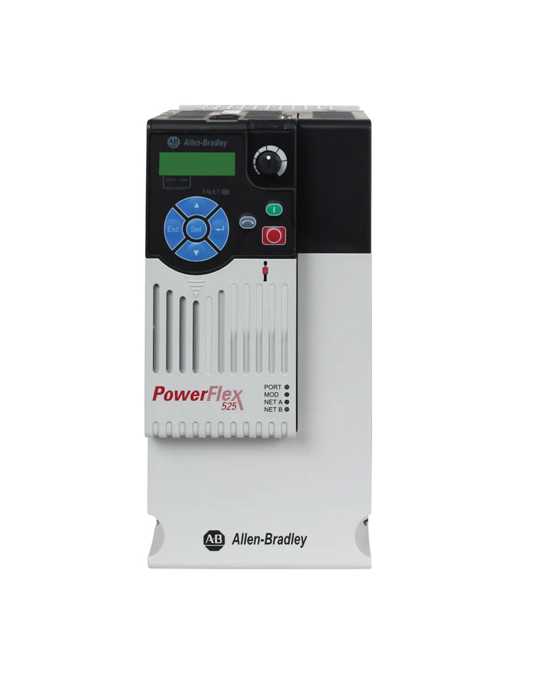 Inversor Allen-Bradley 25B-D030N104 15 HP, 480V, para controle preciso de velocidade de motor na automação industrial.