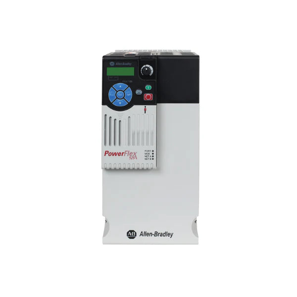Drive CA Allen-Bradley 25B-E019N104 PowerFlex 525, 15 HP, 600V, EtherNet/IP, para controle de motor em automação industrial.