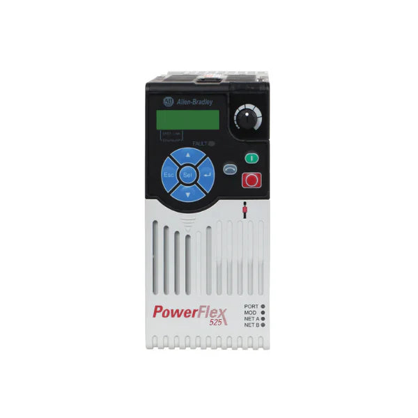Inversor Allen-Bradley 25B-E3P0N104 PowerFlex 525 AC, 3A, 1,5 kW, 600V, com EtherNet/IP para controle de motor