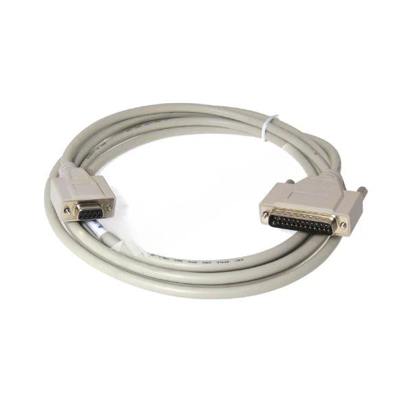 Cabo de comunicação Allen-Bradley 2711-NC1 para conectar terminais aos controladores em sistemas de automação industrial.